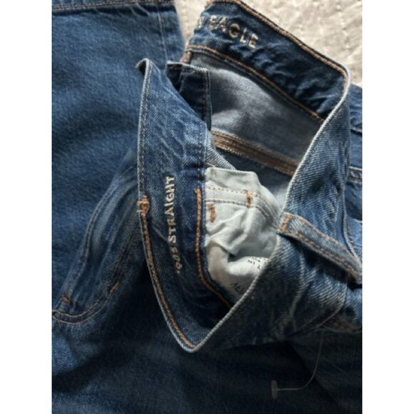 American Eagle 90s Straight Jeans, Organic Cotton, Plus Size 20 NEW without tags - Picture 6 of 6